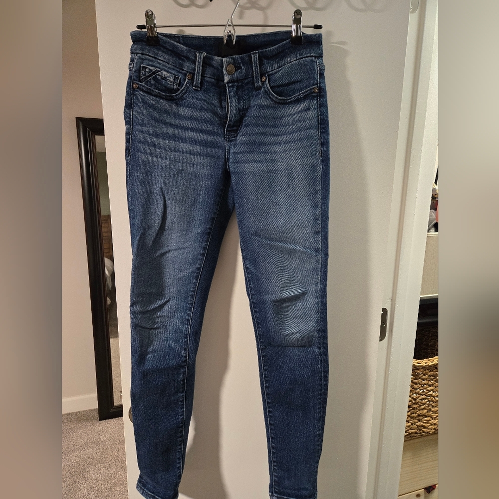 Buckle Black Dark Blue Skinny Jeans 25x30